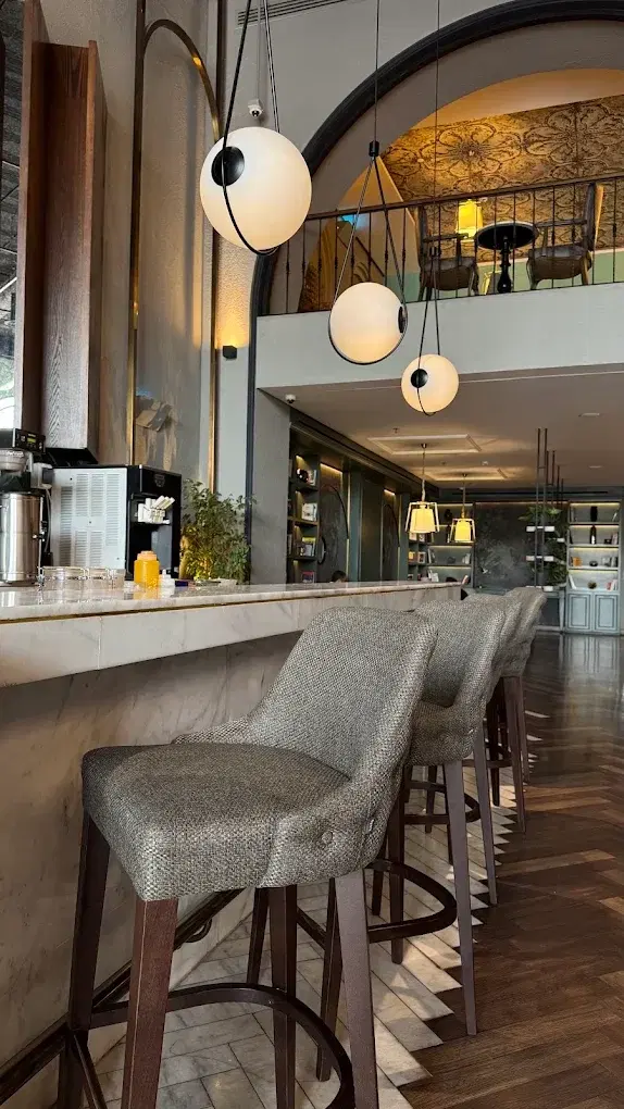 A restaurant bar interior in Dubai